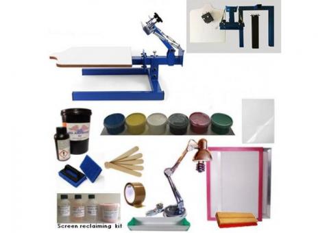 Screen Printing Kit 1 Colour A3 Supplies Uk.